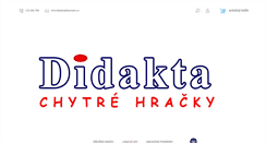 Desktop Screenshot of didakta-hracky.cz