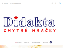 Tablet Screenshot of didakta-hracky.cz